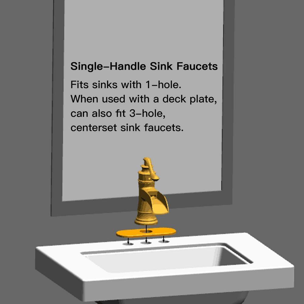 BWE Waterfall Single Hole Single-Handle Low-Arc Bathroom Faucet With Pop-up Drain Assembly