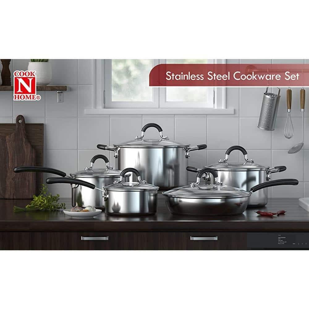 Cook N Home Cook N Home Professional Stainless Steel Stockpot with Lid