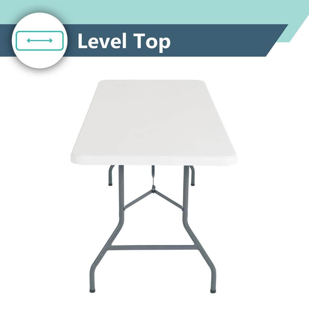 Peakform Peakform White 6-Foot Folding Table