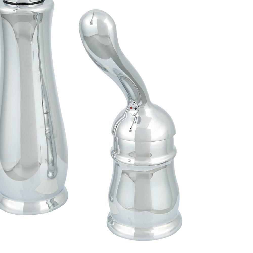 Leland Single Handle Widespread Kitchen Faucet with Optional Soap Dispenser