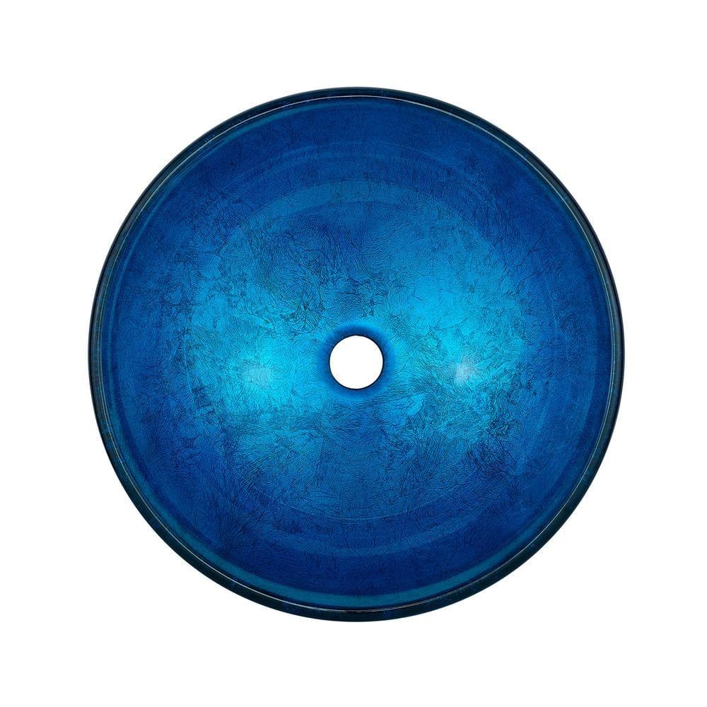 Cascade 16.5 Glass Vessel Sink with Faucet