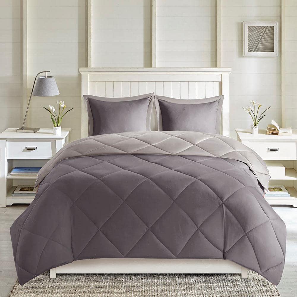 3M Scotchgard Reversible Down Alt Comforter Set