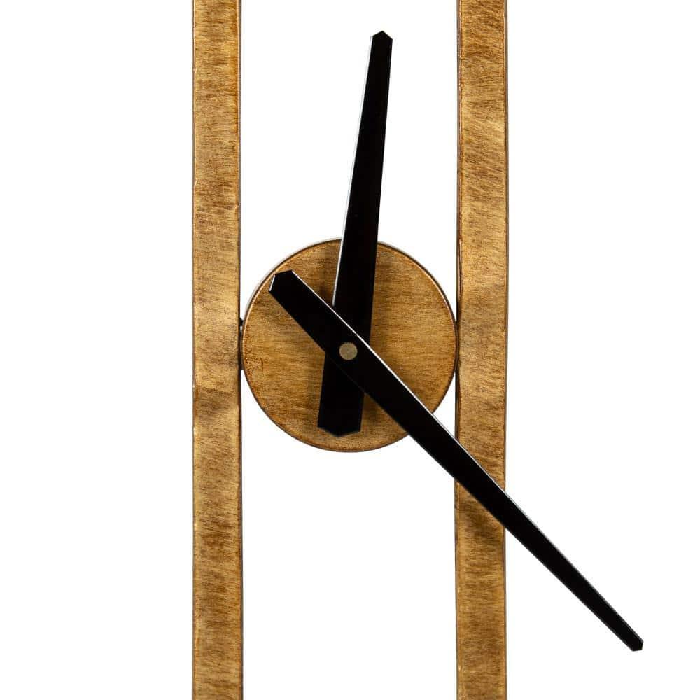 Kate & Laurel All Things Decor 22"x22" Urgo Numberless Metal Wall Clock Gold: Modern, Round, Indoor Decorative Clock