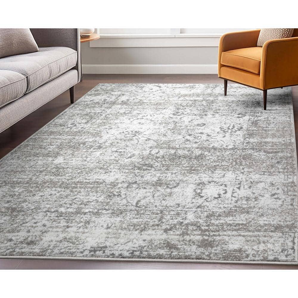 Vintage Oriental Ivory Area Rug
