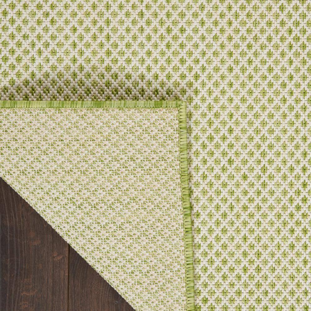 Nourison Courtyard COU01 Indoor/outdoor Area Rug - Ivory Green 6' x 9'