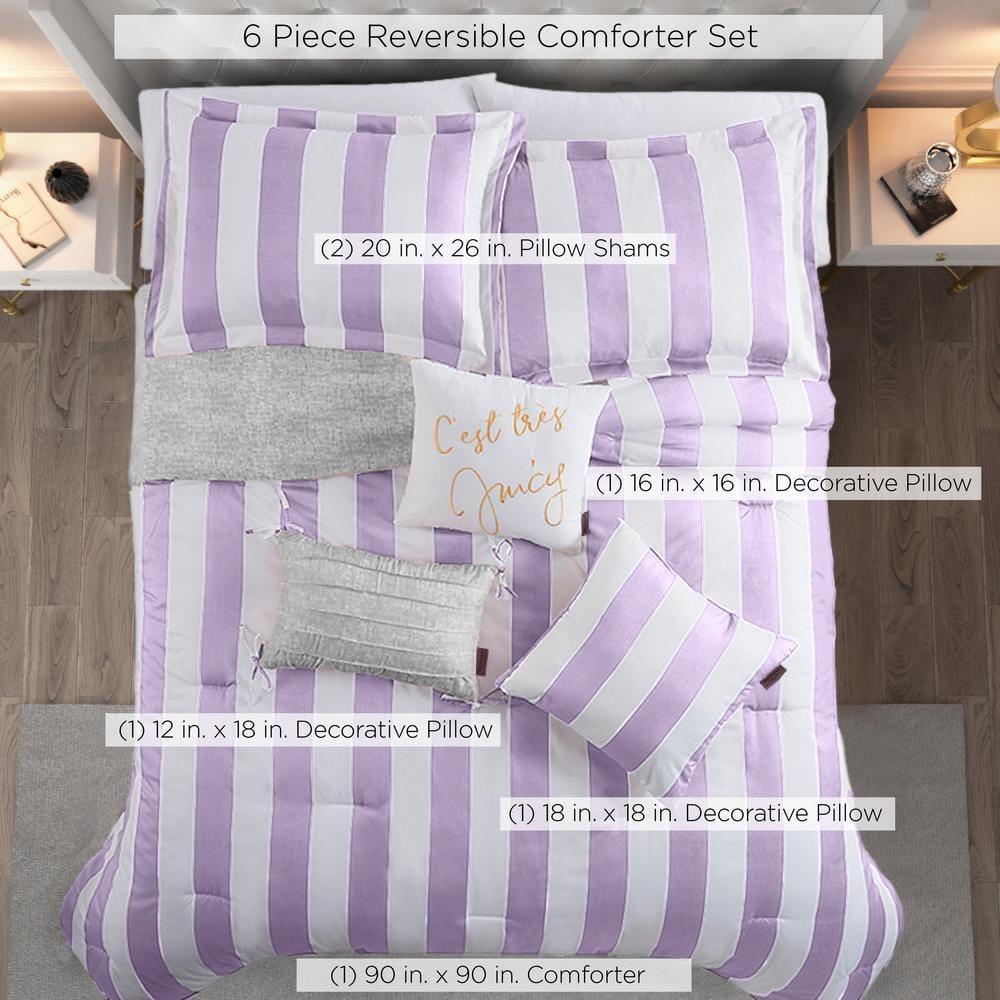 Juicy Couture Juicy Couture Cabana Stripe Comforter Sets