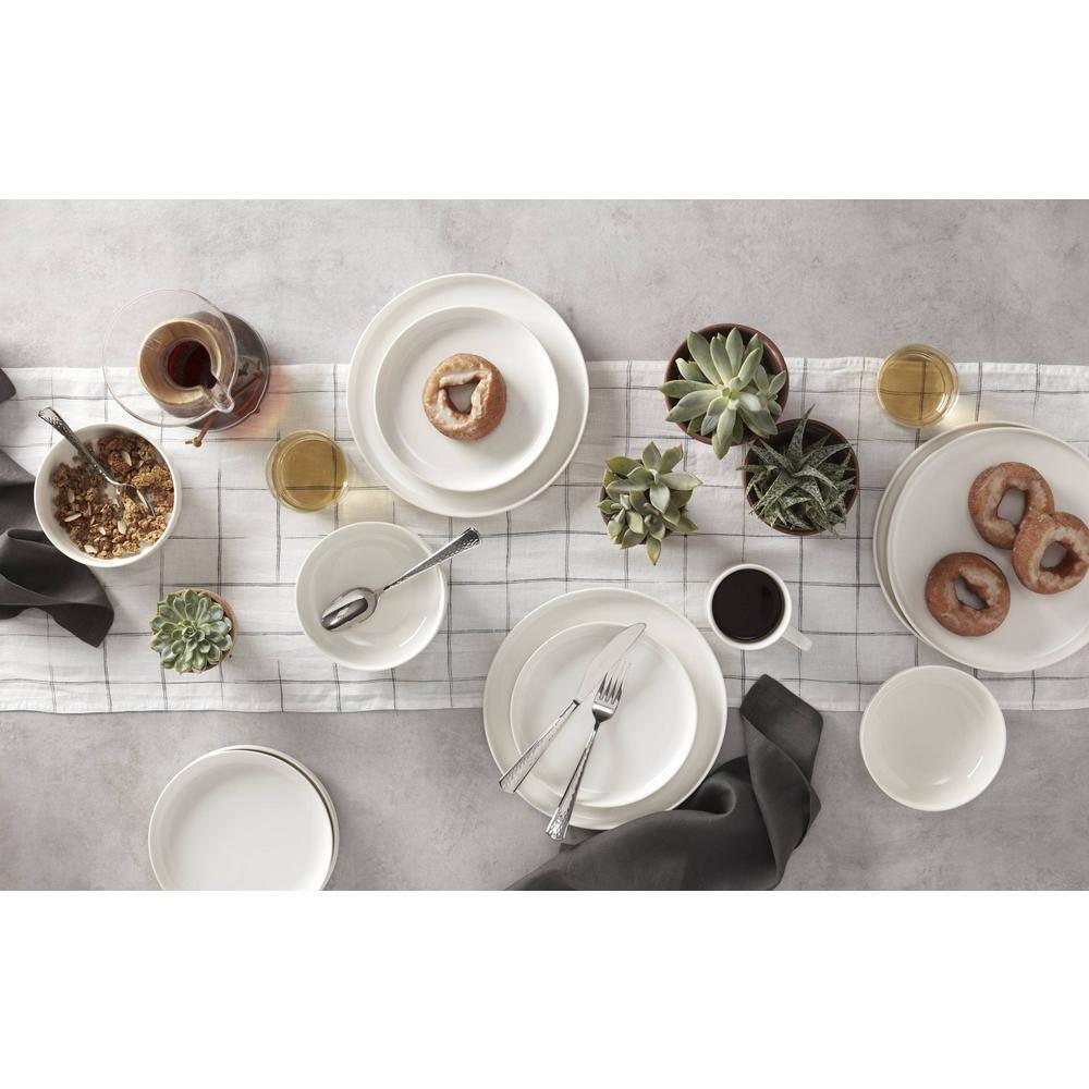 Oneida Entertain 365 24 Seven White 12 - Piece Dinnerware Set (Set of 4)