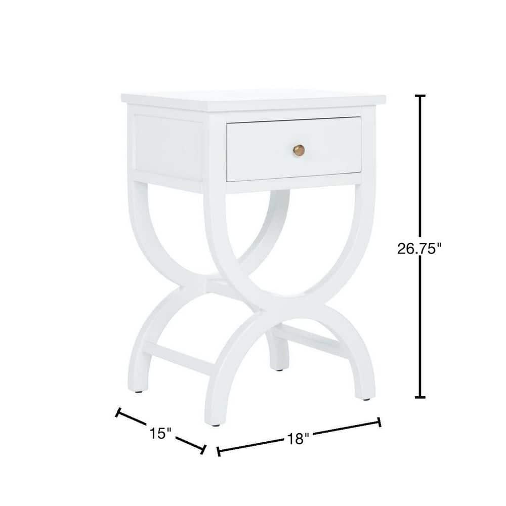 Floris End Table With Storage