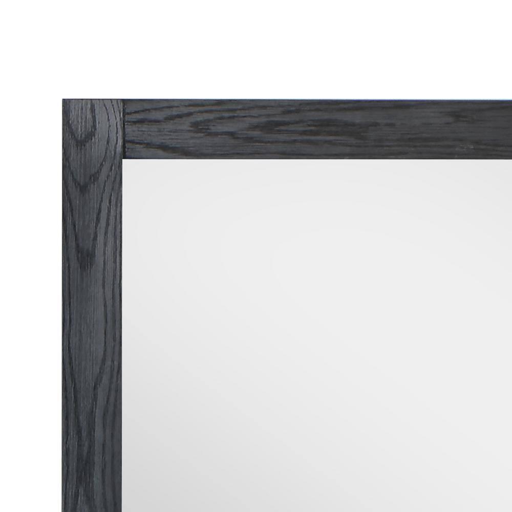 Ivy Wood Flat Wall Mirror