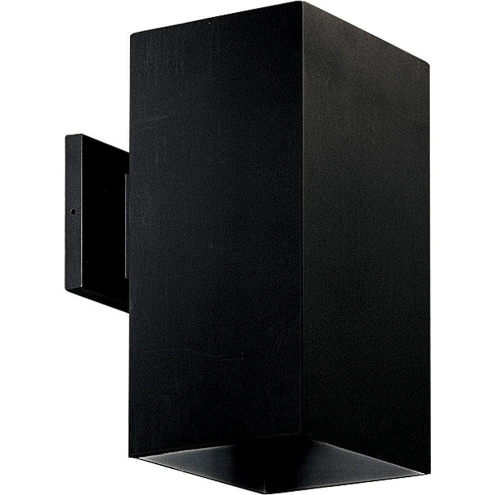 Progress Lighting, Crawford, 1-Light, Outdoor Wall Light, Antique Bronze, Aluminum, Wet Rated, 6" Square, Halogen