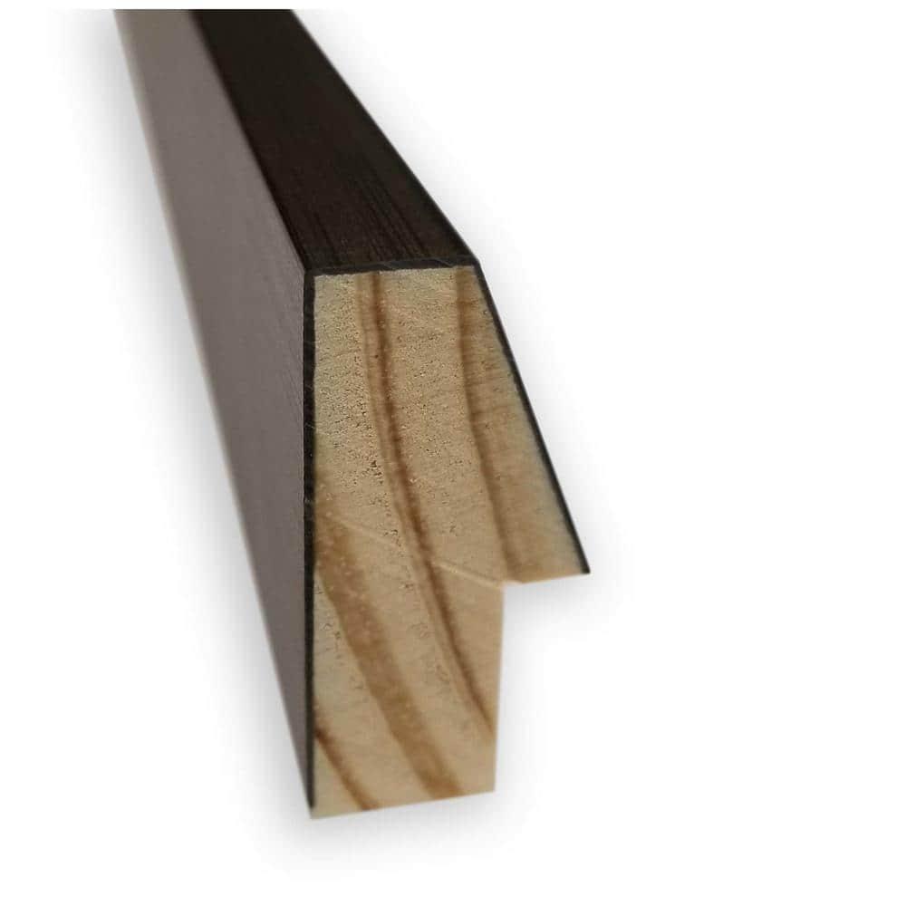 29" x 23" Bronze Beveled Wood Bathroom Vanity Mirror