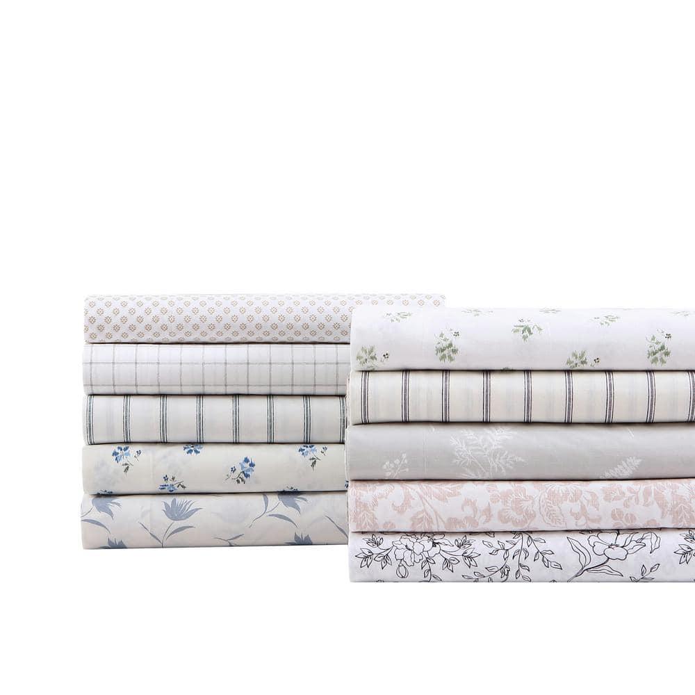 Stone Cottage Bedding Hawley 200 Thread Count Floral 100% Cotton Percale Sheet Set