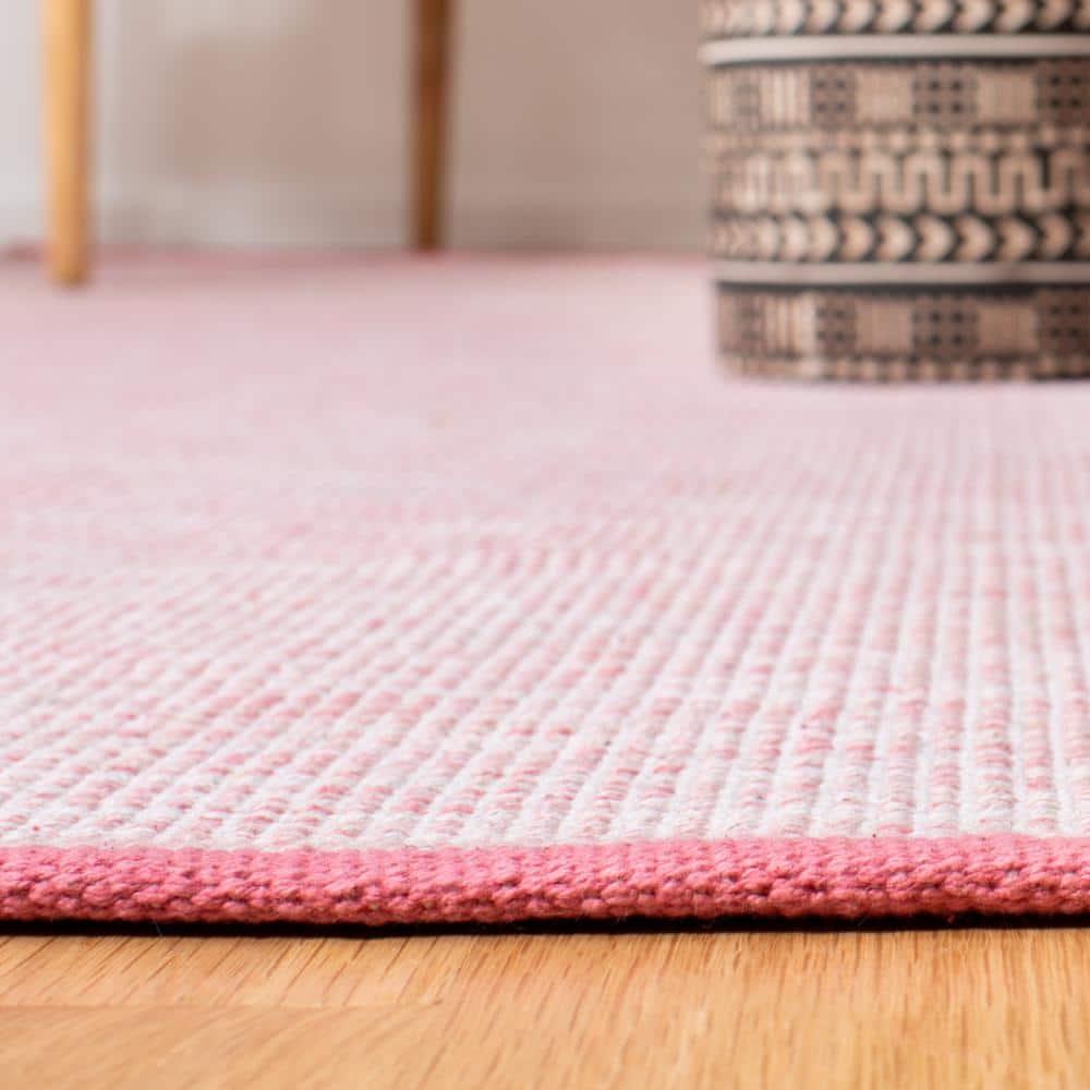 Montauk MTK250 Hand Woven, Flat Weave Indoor Accent Rug - Pink/Fuchsia - 4'x6' - Safavieh