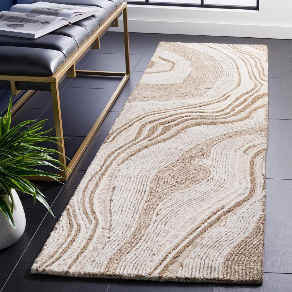 Fifth Avenue FTV121 Hand Tufted Runner Rug - Beige/Ivory - 2'3"x10' - Safavieh.
