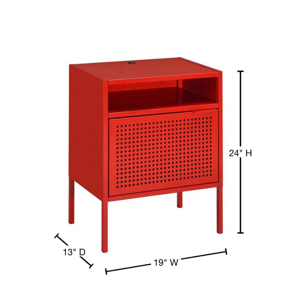 Zander 19'' W Metal Nightstand
