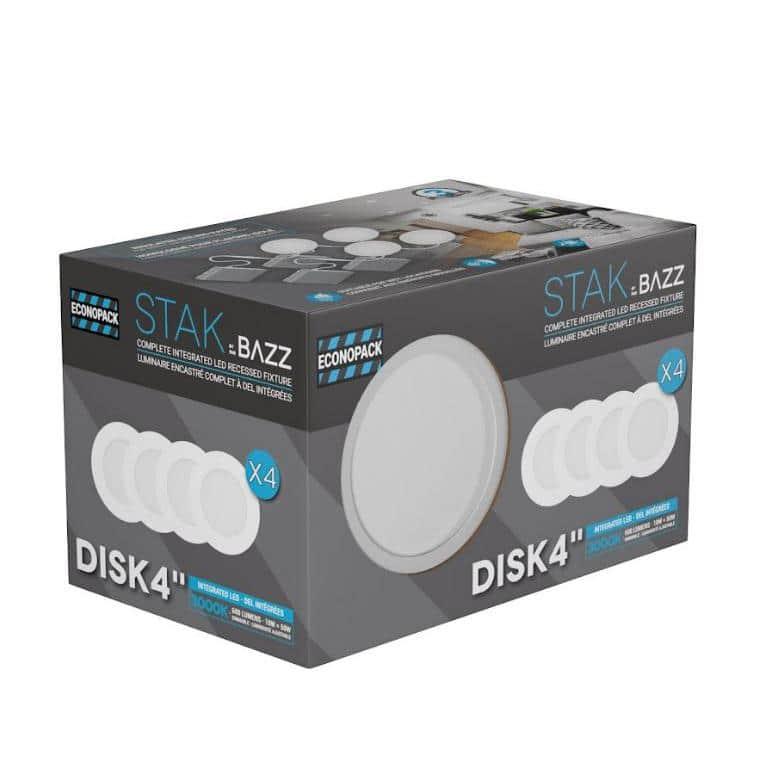 4.5'' Dimmable Air-Tight IC Rated Standard Recessed Lighting Kit