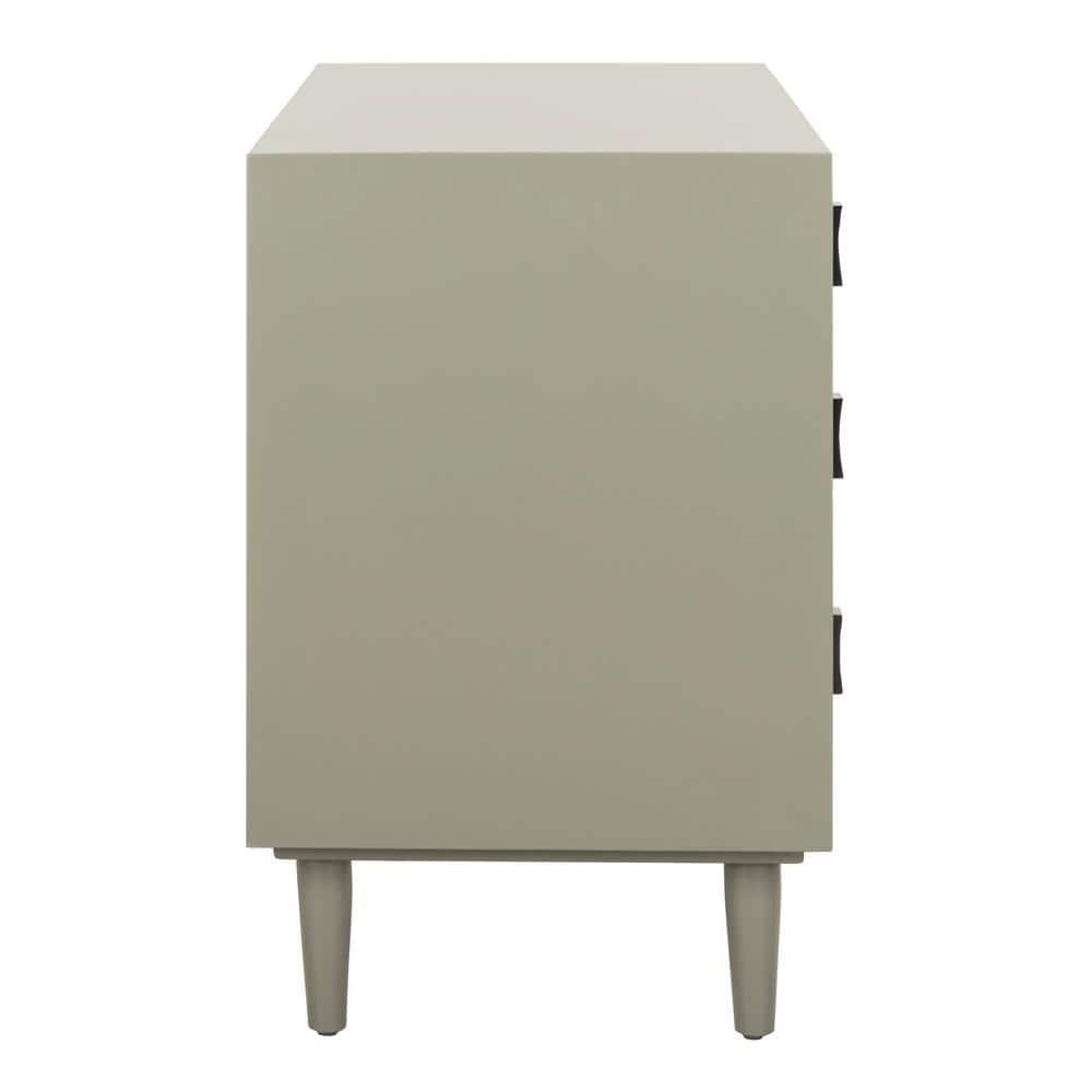 Blaize 3 Drawer Chest - CHS6601 - Dark Grey/Black - Safavieh