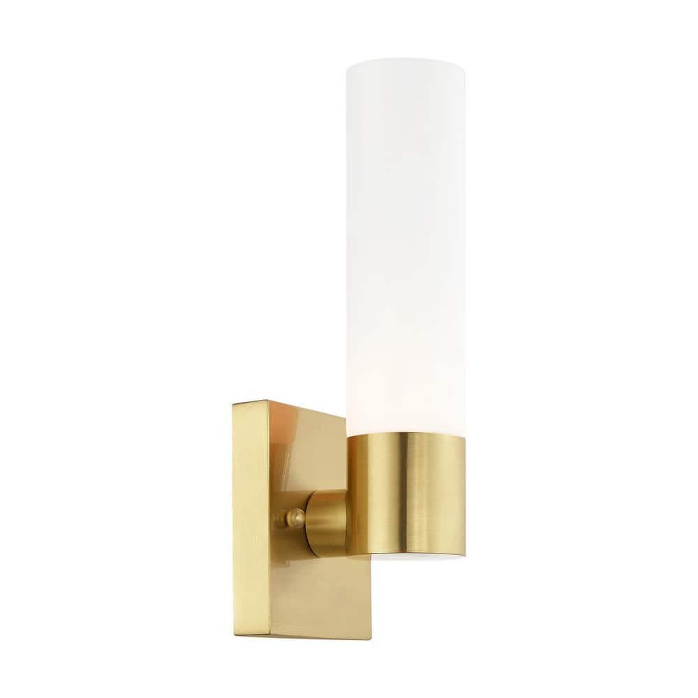 Livex Lighting Aero 1 - Light Sconce in  Satin Brass