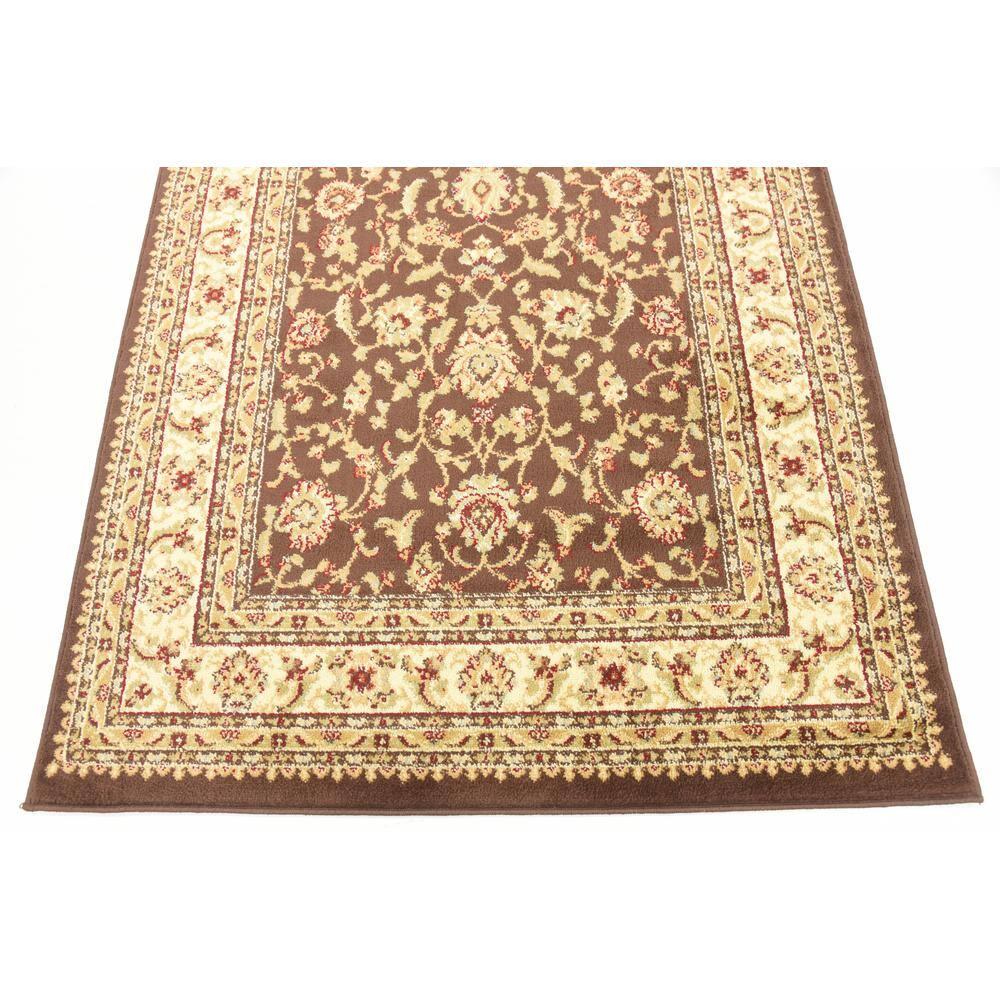 Unique Loom Voyage Collection Area Rug - St. Louis (4' 1" x 6' 1" Rectangle Brown/Green)