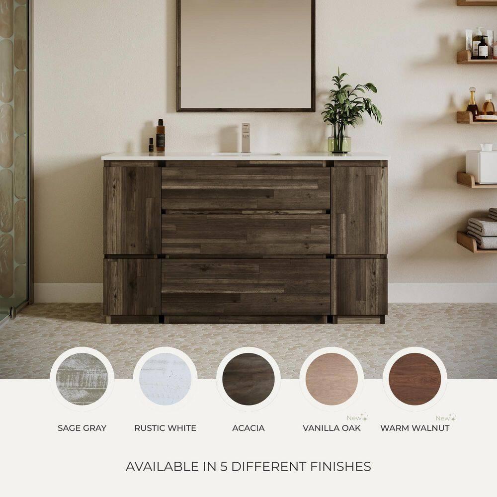 Fresca Formosa 35" Free-Standing Open Bottom Single Bathroom Vanity Base Only