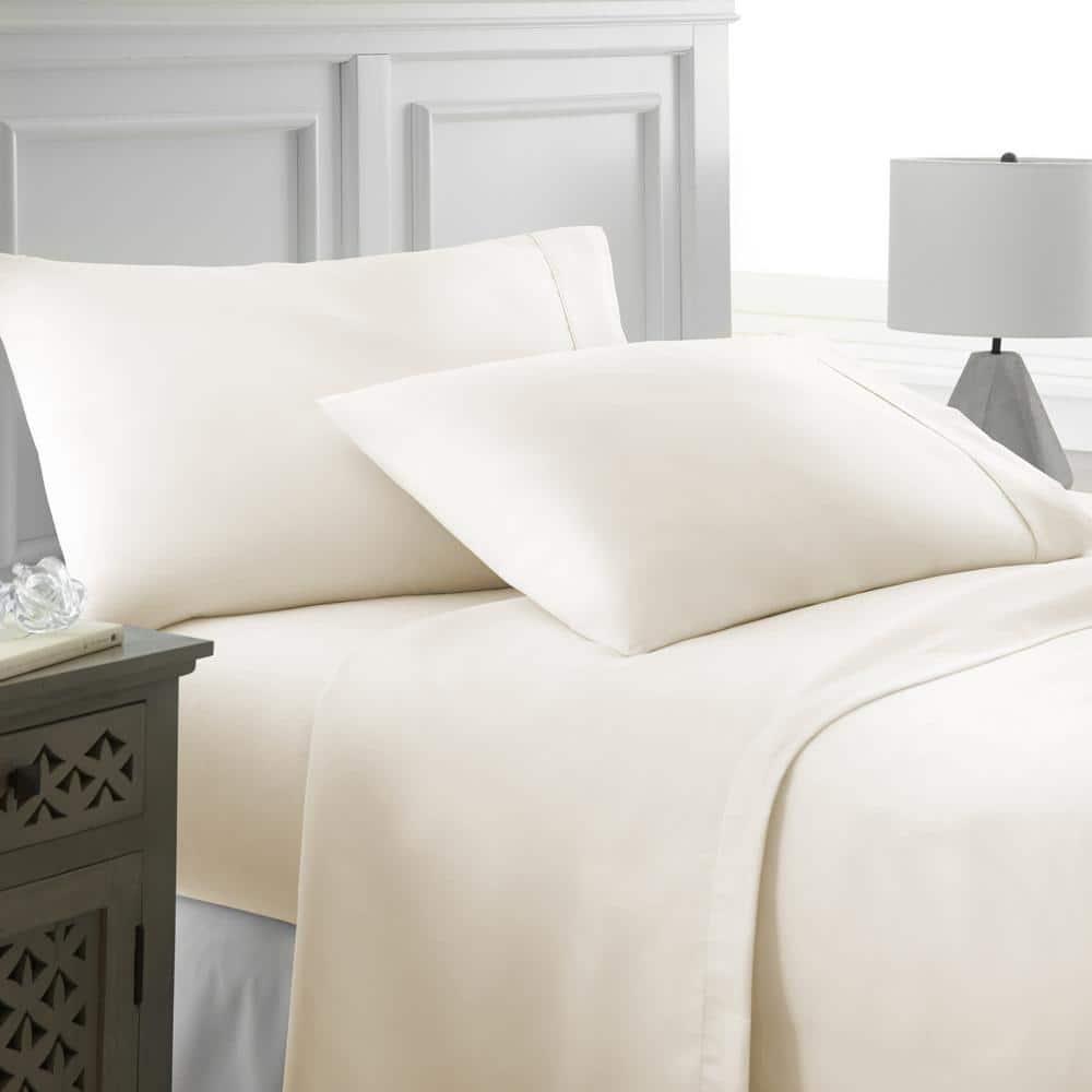 Becky Cameron 1800 Series Double-Brushed Microfiber 4 Piece Sheet Set