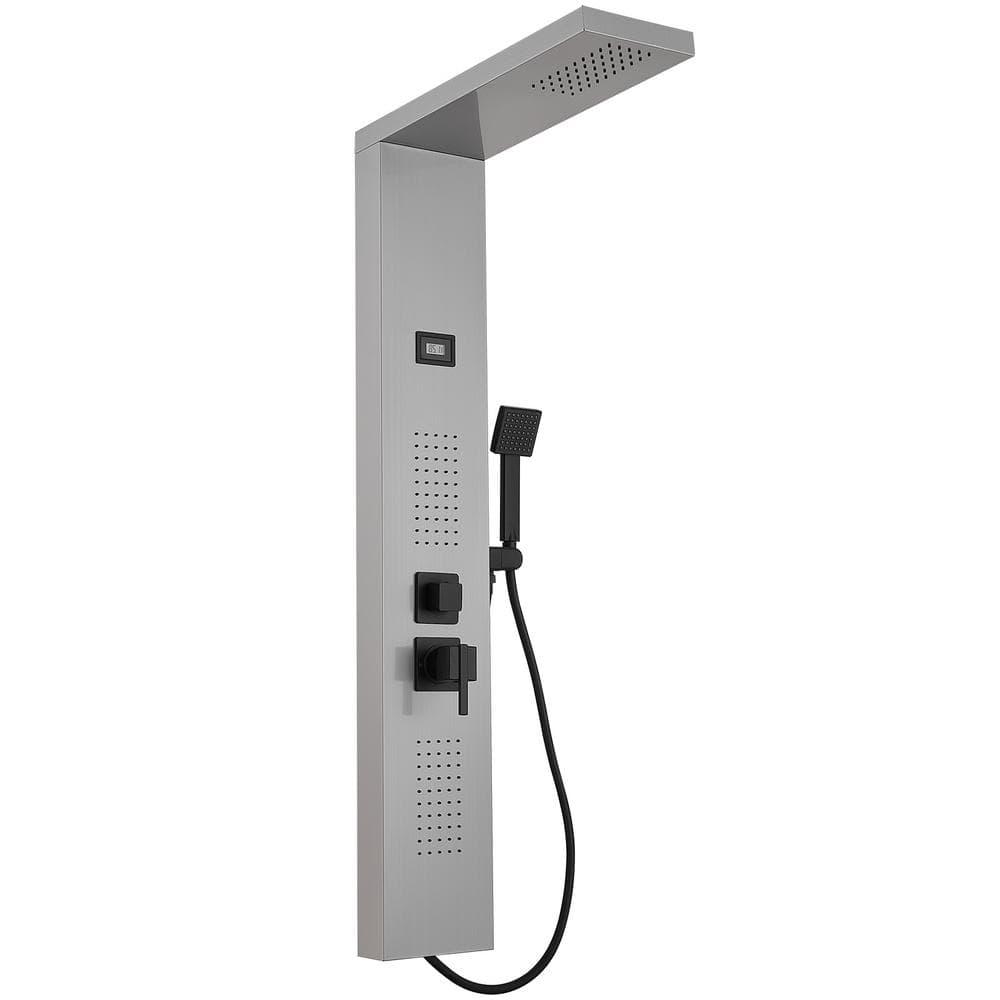 2-Jet Shower Panel System With Hand Shower