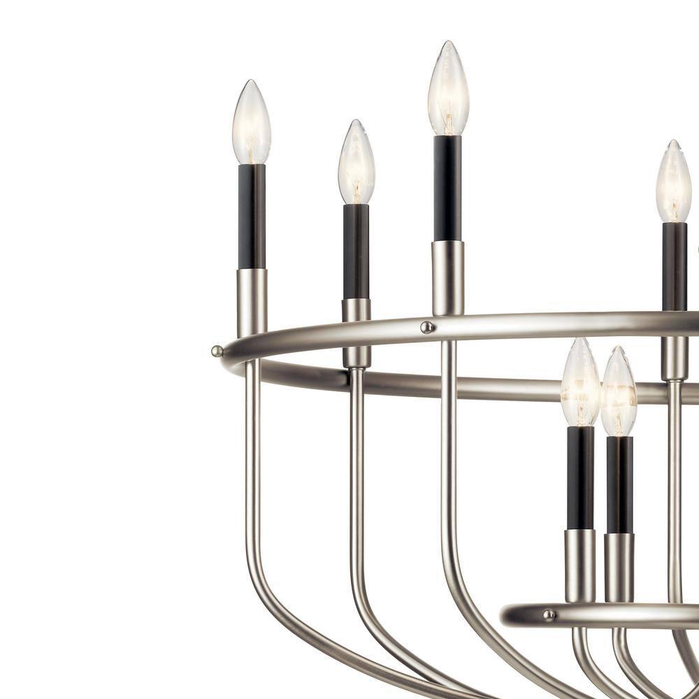 Kichler Lighting Capitol Hill 2 - Light Chandelier in  Brushed Nickel
