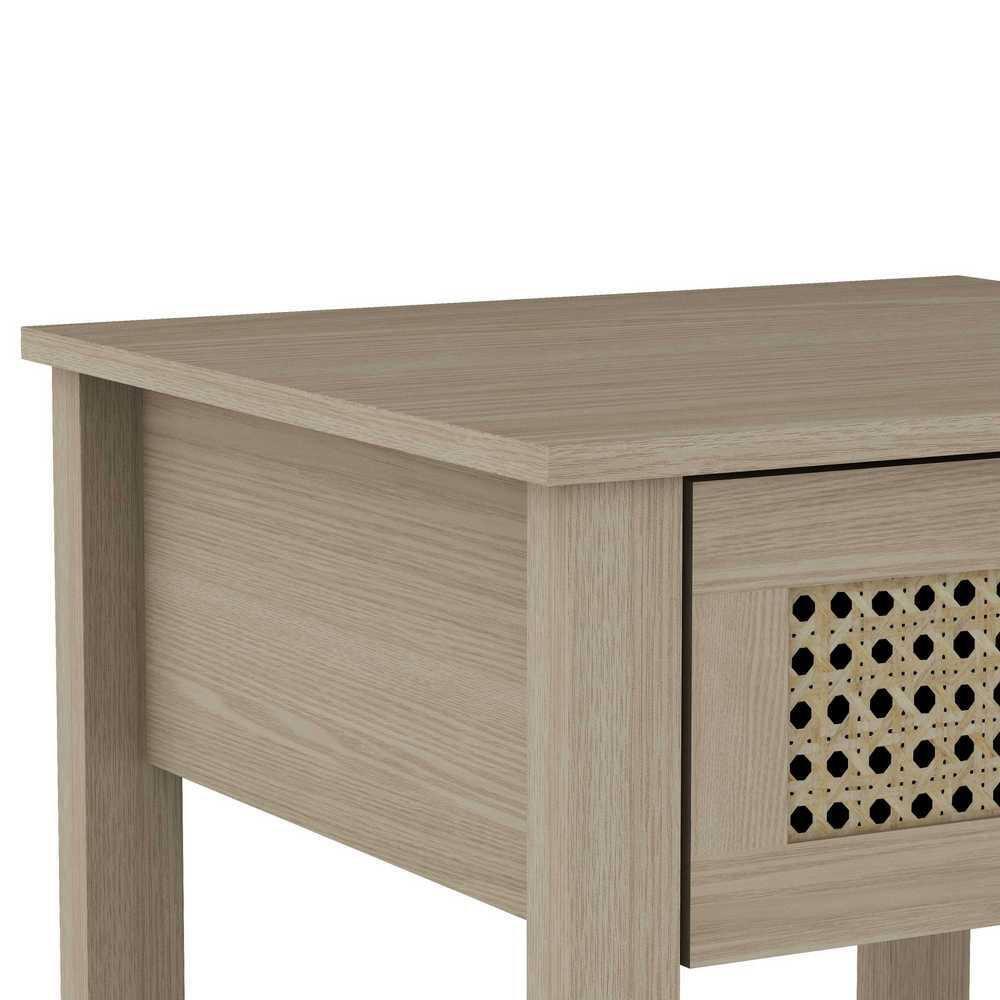 Galano Idiana 1 Drawer Nightstand - Oslo Oak