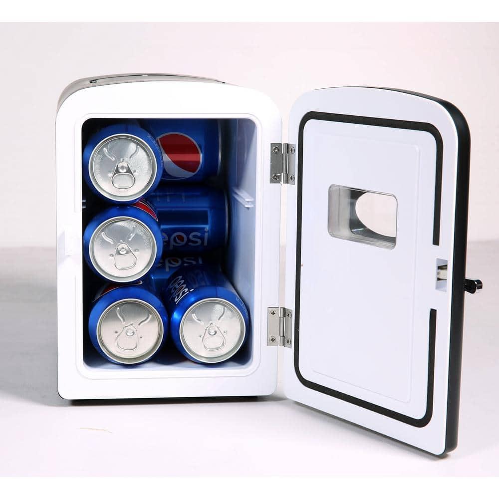 Frigidaire, 6 Can/4L Mini Personal Retro Fridge Cooler, EFMIS229, Black