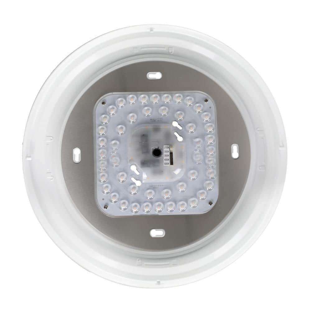 Designers Fountain DF LED Flushmount 1 -Light 14-in White Integrated LED Flush Mount Light