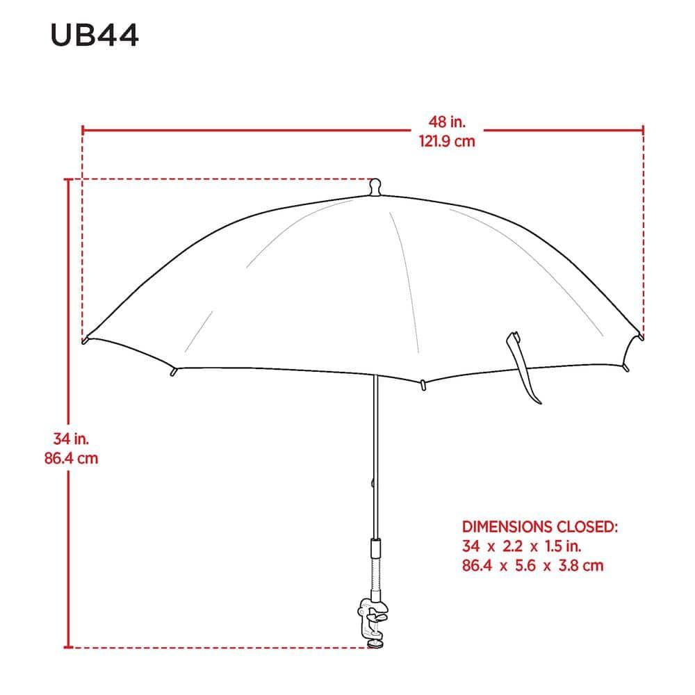 Rio Clamp-On Umbrella, Green
