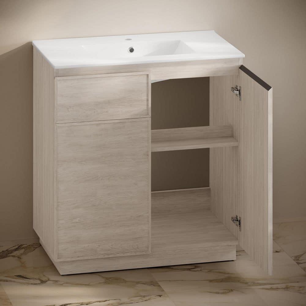 Swiss Madison St. Tropez 36" Freestanding Bathroom Vanity With Sink Top