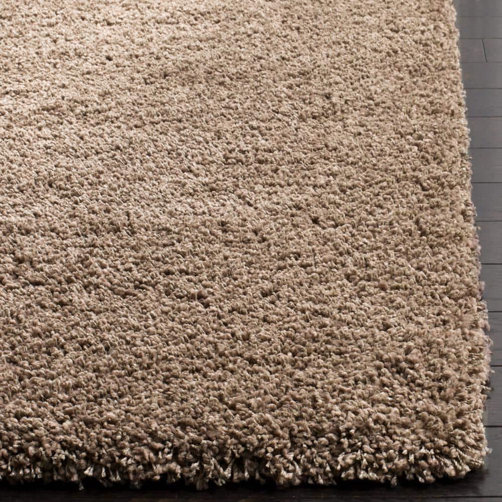 California Shag SG151 Power Loomed Indoor Accent Rug - Taupe - 3'x5' - Safavieh