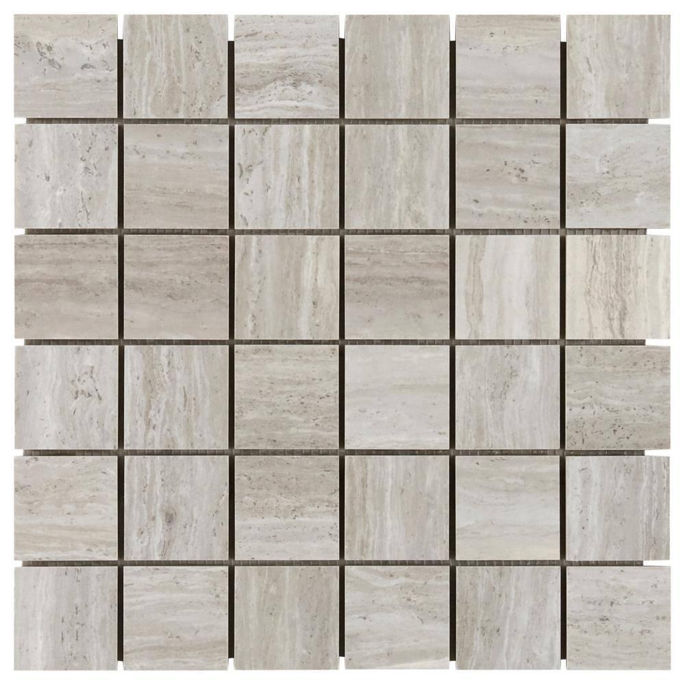 Roswell 12" x 12" Porcelain Mosaic Sheet Wall & Floor Tile (0.96 Sq. Ft. / Each)
