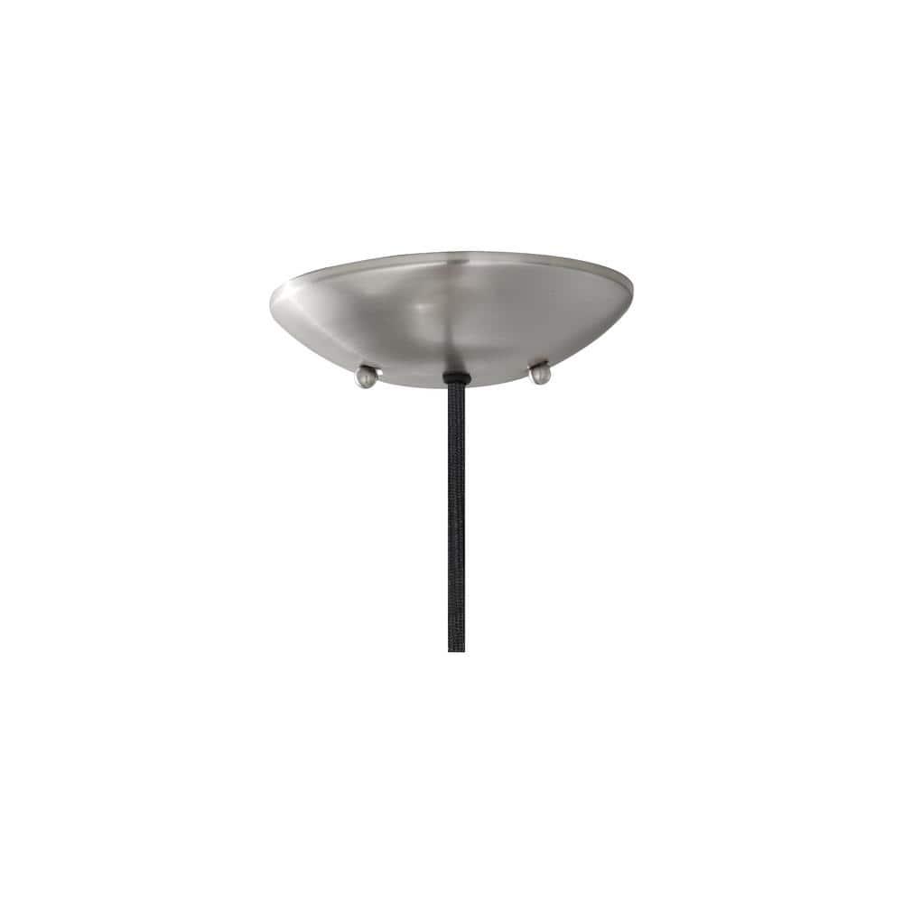 Feiss P1253BS Beso Glass Pendant Lighting, Satin Nickel, 1-Light (10"W x 10"H) 100watts