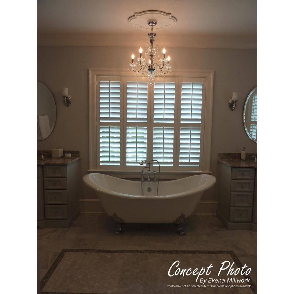 Ekena Millwork Endurathane Leaf Ceiling Medallion, 11 3/8"OD x 3 5/8"ID x 1 1/8"P (Fits Canopies up to 4 3/4"), Hand-Painted Gold Finish CM11WAAGF