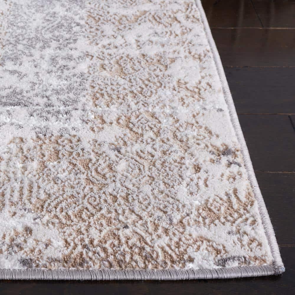 Amelia ALA271 Machine Made Indoor Area Rug - Beige/Gray - 8'x10' - Safavieh