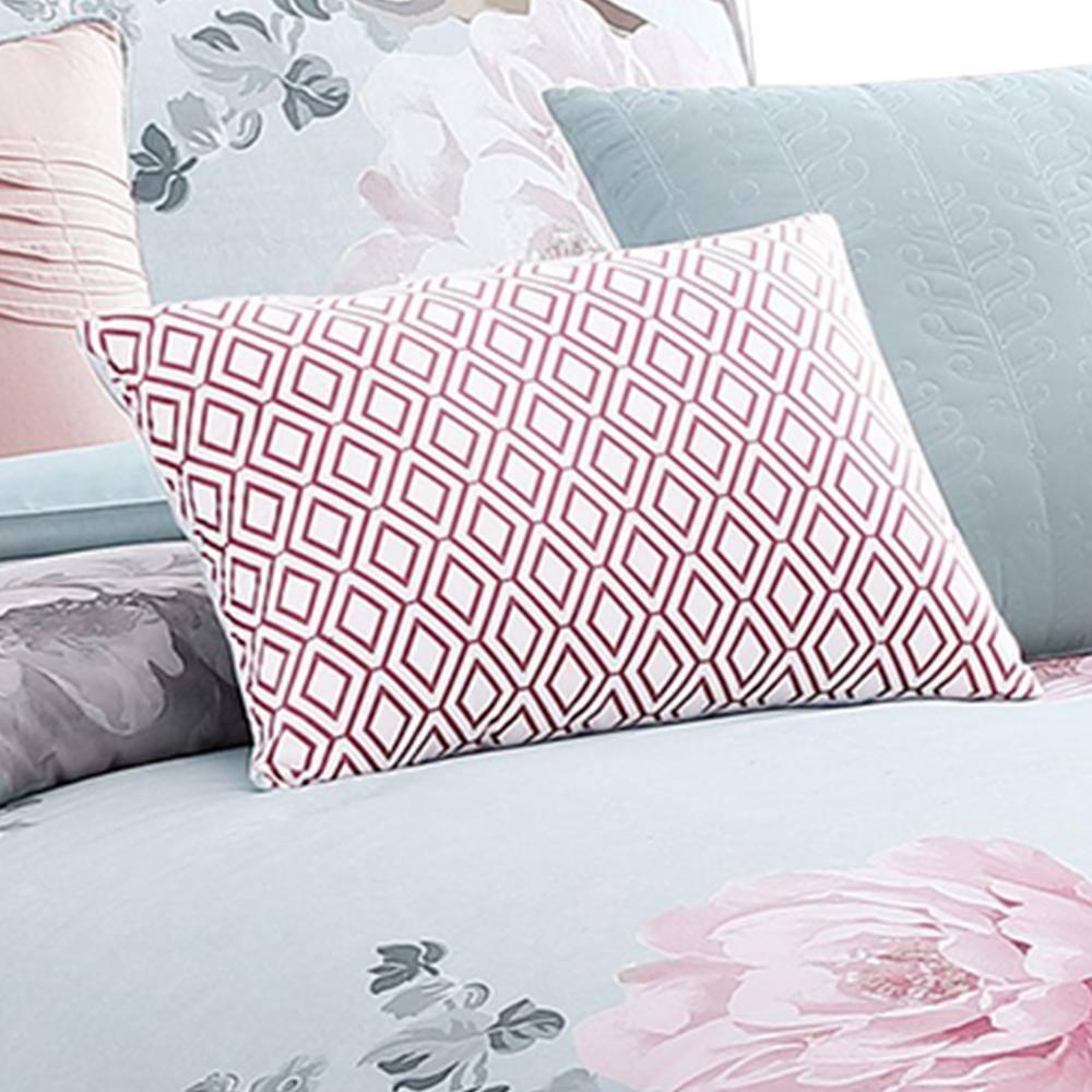 Benjara Cotton Blend 7 Piece Comforter Set