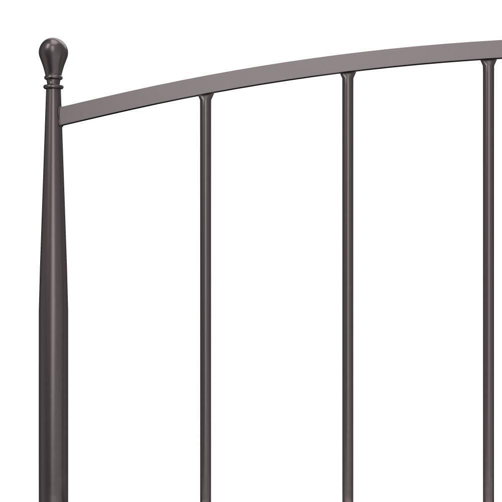 Hillsdale Furniture Warwick Gray Bronze Metal Queen Bed