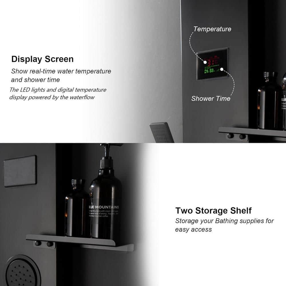 56.93'' Shower Panel with Fixed Shower Head