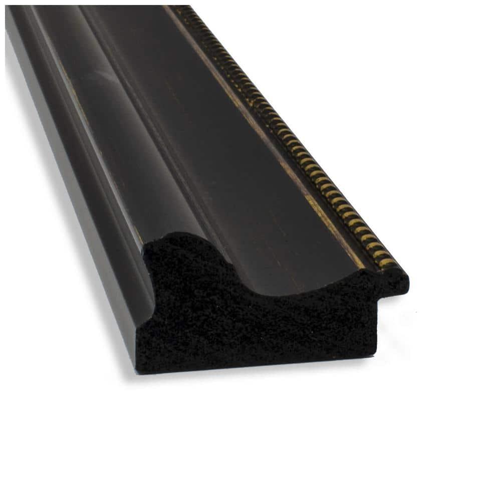 Amanti Art Accent Bronze Narrow Beveled Wood Wall Mirror 23.5 x 19.5 in.