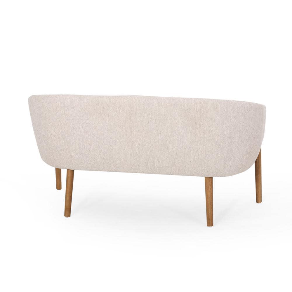 Galena Mid-Century Loveseat Beige - Christopher Knight Home