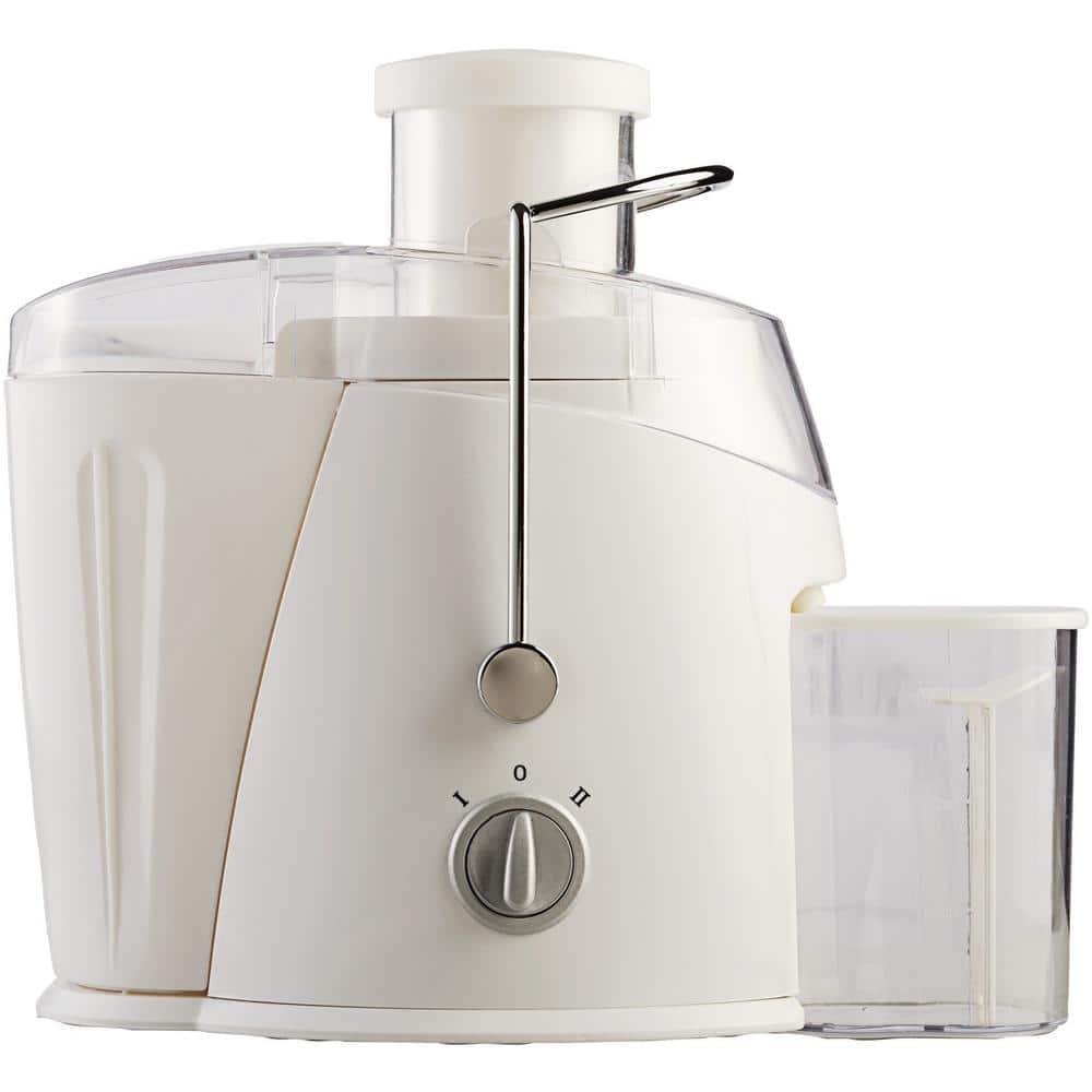 Brentwood 350-mL 400-Watt Juice Extractor in White
