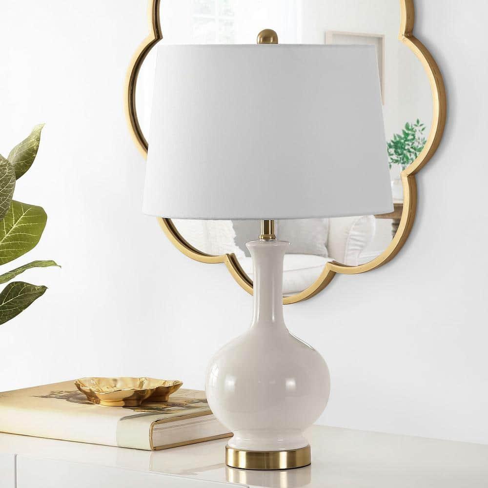 Bowie Table Lamp - 26 Inch Height - TBL4346 - Cream - Safavieh