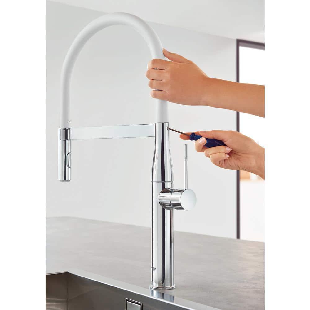 Essence New Single Handle Kitchen Faucet with SilkMove® and with Accessories