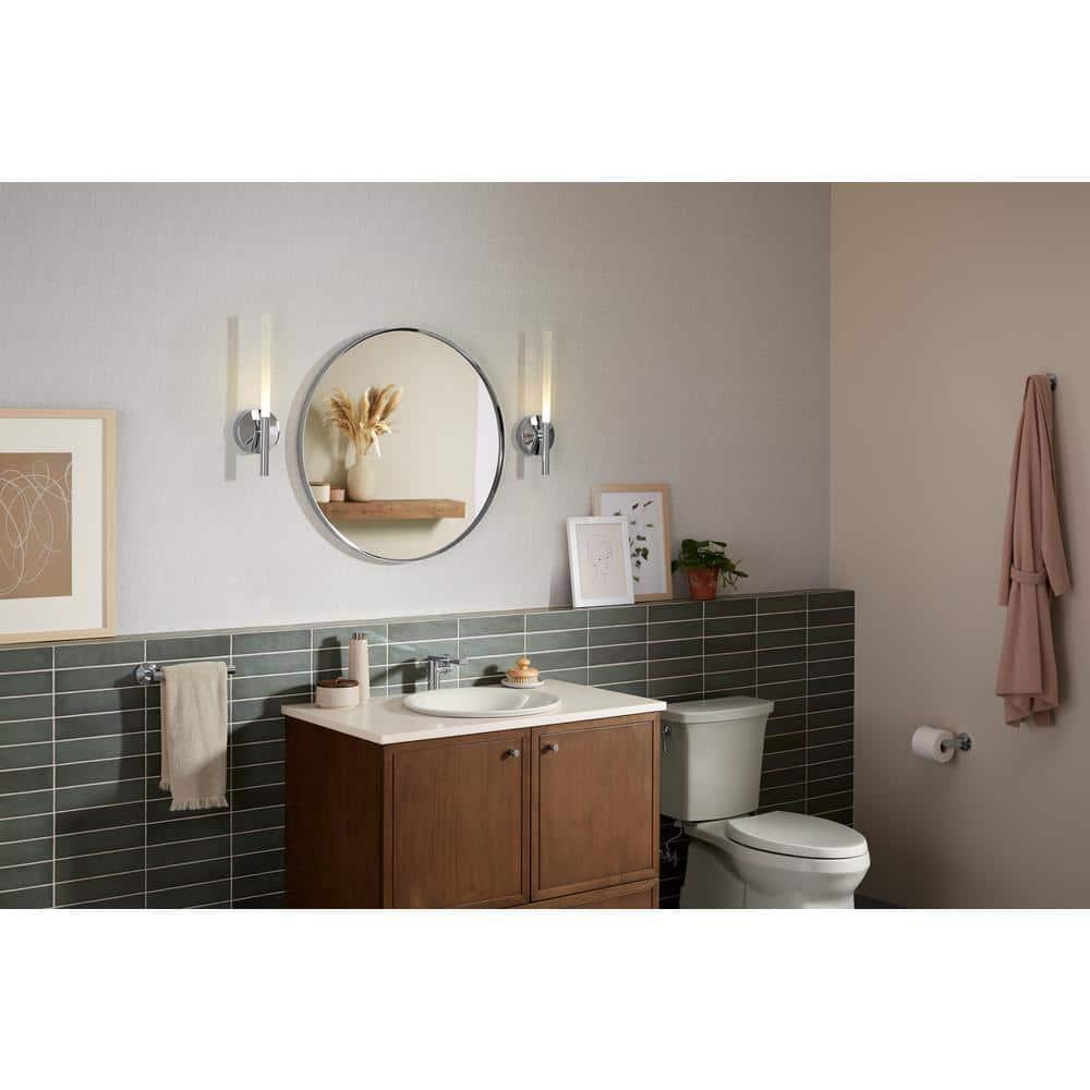 Essential Round Wall Mirror, Bathroom/Vanity Mirror with Frame