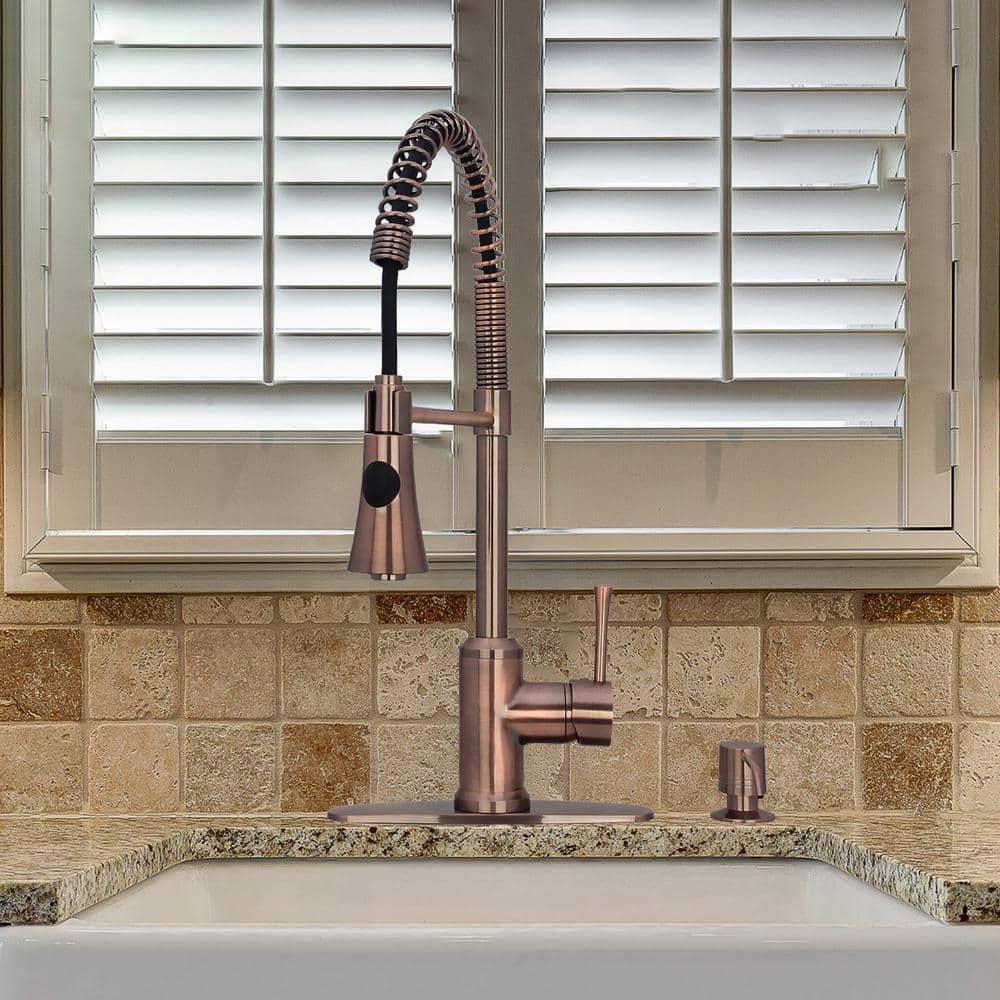 Pull Down Single Handle Kitchen Faucet