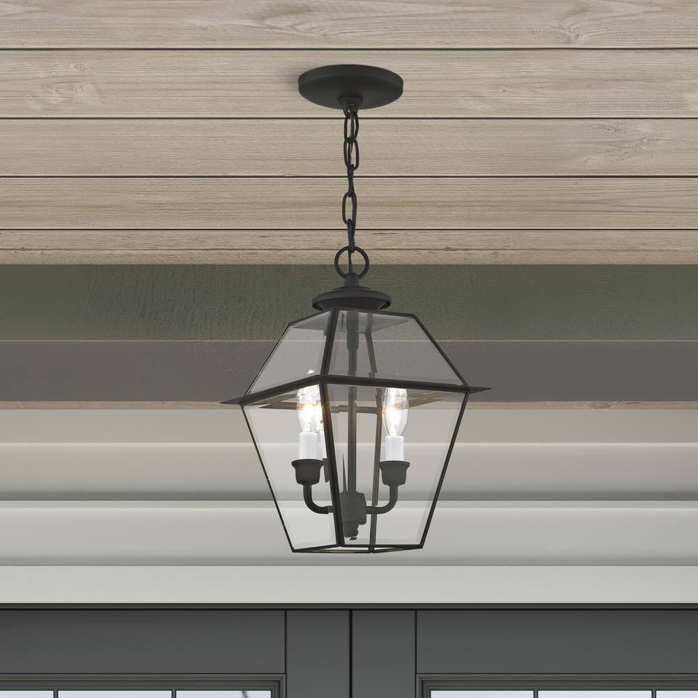 Livex Lighting Westover 2 - Light Pendant in  Black