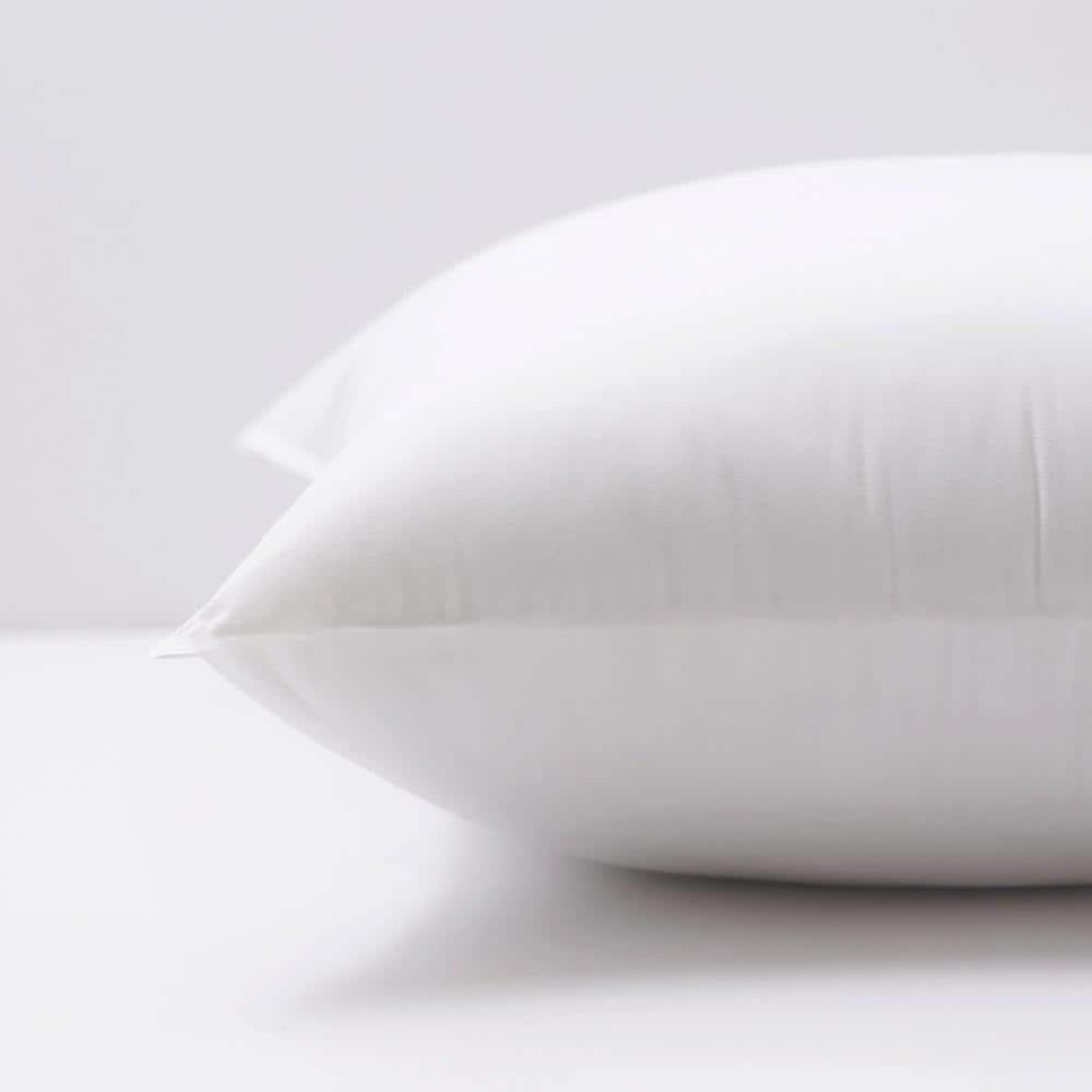 Allied Home Medium/Firm Euro Machine Washable Down Alternative 2pc Bed Pillow White