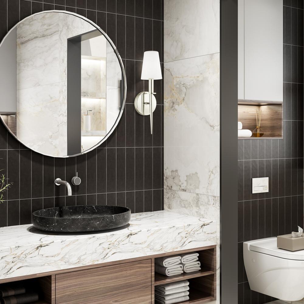 Livex Lighting Witten 1 - Light Wall Light in  Polished Nickel